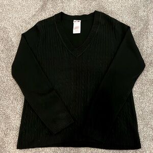 Ladies black sweater